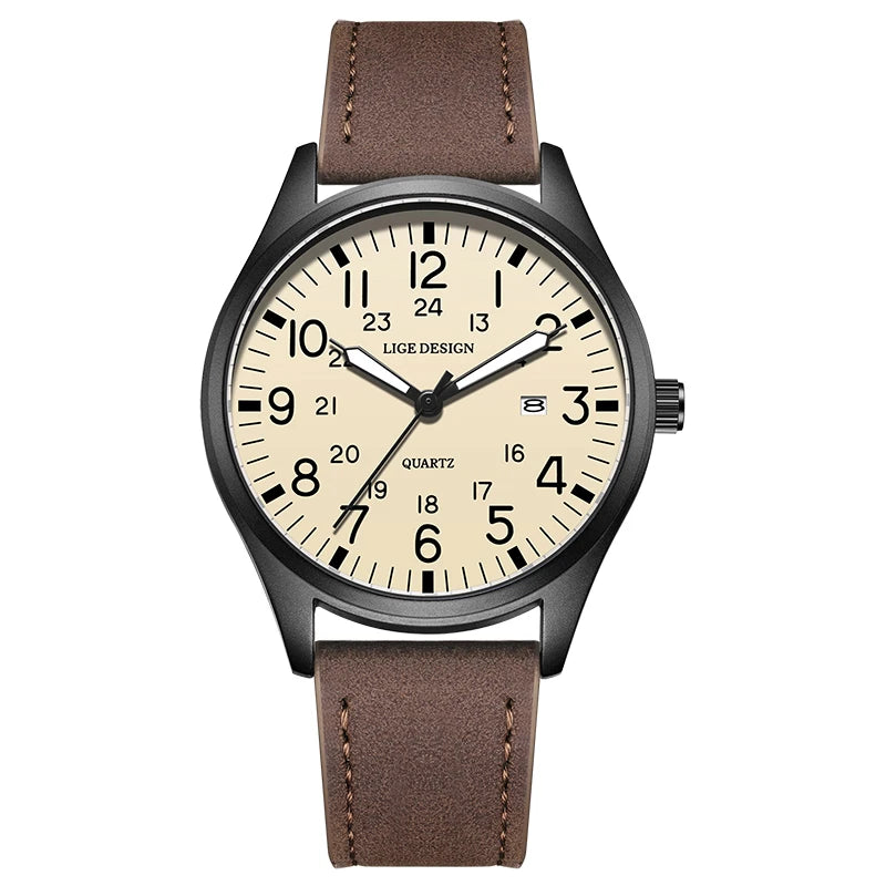 AeroField Classic Pilot Watch – Style, Precision & Everyday Reliability