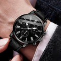 Fashion Men Business Watches Casual Leather Band Mens Quartz Watch Clock Gift Relogio Masculino